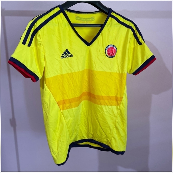 Vintage Adidas Columbian Football Shirt, Small - Picture 2 of 8